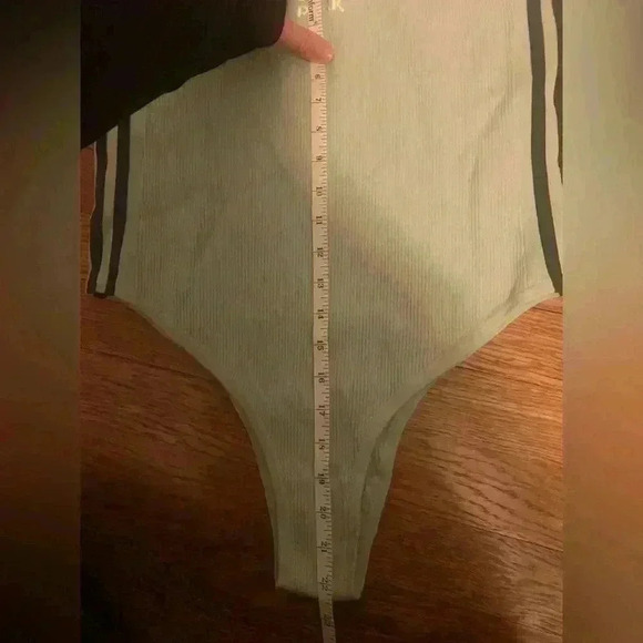 Adidas X Ivy Park Beyonce Drip 2 Knit Bodysuit Green Tint, Womens Size 2X - Picture 14 of 14